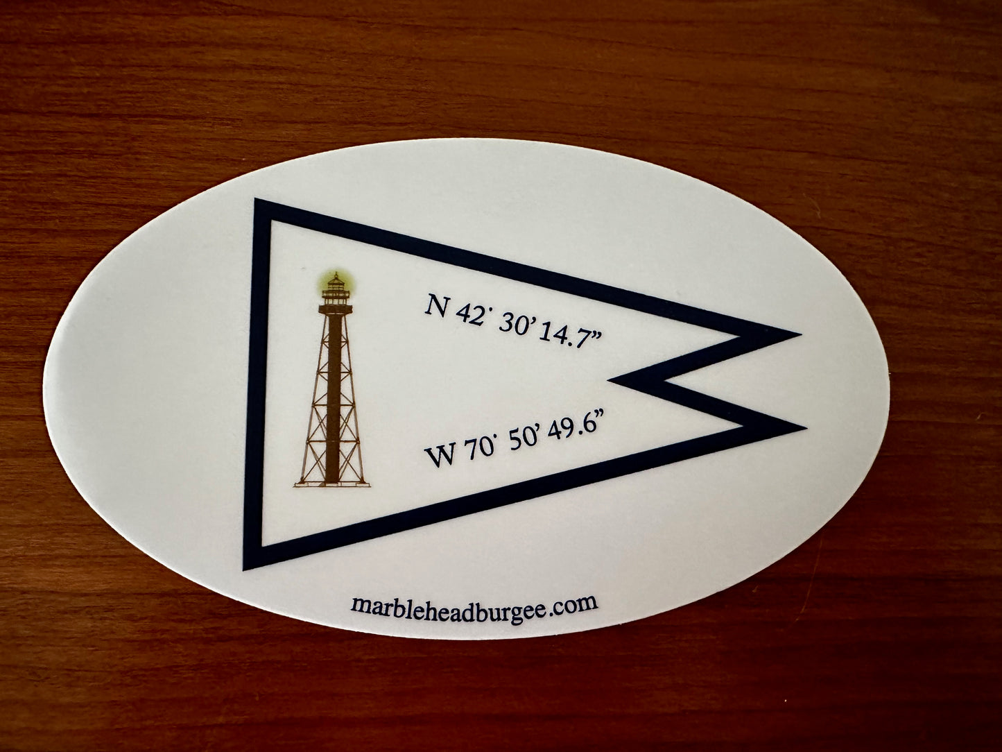 Marblehead Burgee Sticker